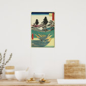 Totsuka, Japan: Oude Utagawa-houtsnede Poster (Keuken)