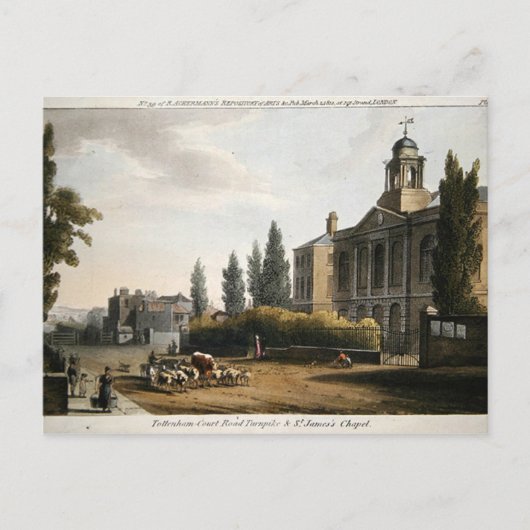 Tottenham Court Road Turnpike Briefkaart (Voorkant)