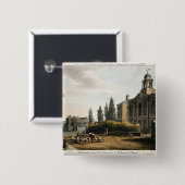 Tottenham Court Road Turnpike Vierkante Button 5,1 Cm (Voorkant /achterkant)