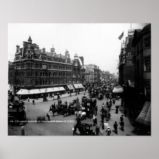 Tottenham Court Road uit Oxford Street Poster (Voorkant)