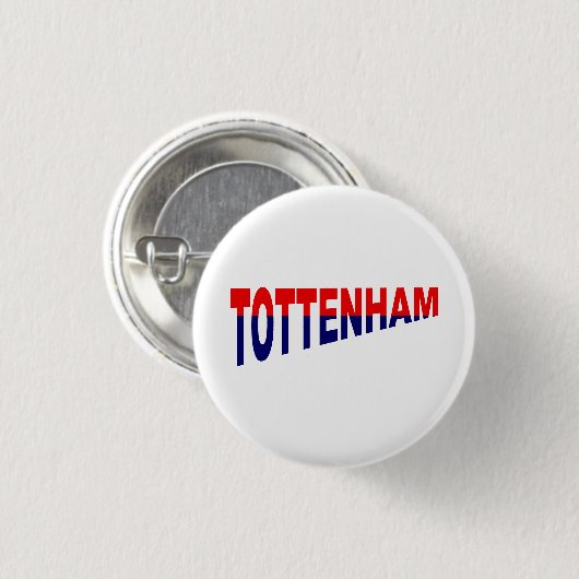Tottenham Ronde Button 3,2 Cm (Voorkant /achterkant)