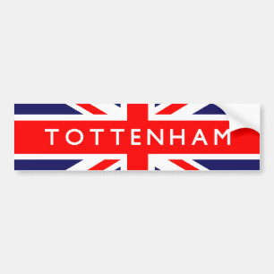 Tottenham UK Flag Bumpersticker