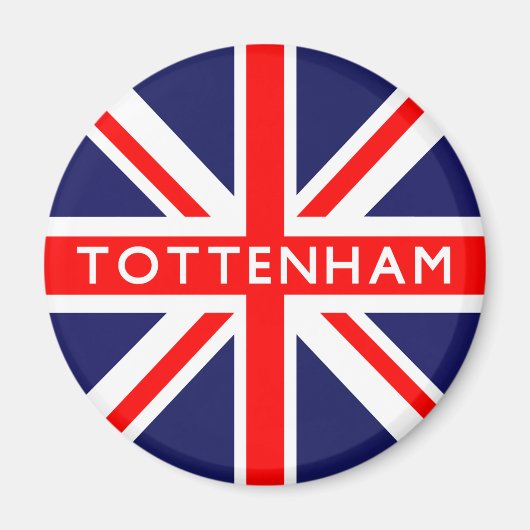 Tottenham UK Flag Magneet (Voorkant)