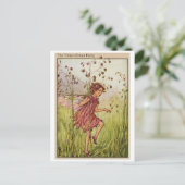 Totter-Grass Fairy Briefkaart (Staand voorkant)