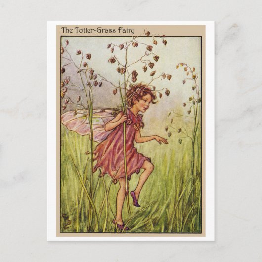 Totter-Grass Fairy Briefkaart (Voorkant)