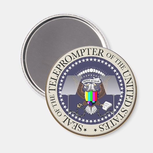 TOTUS DE TELEPROMPTER SEAL MAGNEET (Voorkant / Achterkant)