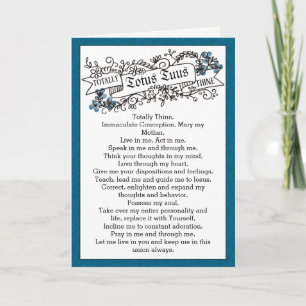 Totus Tuus Gebed Paus Johannes Paulus II Kaart