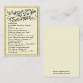 Totus Tuus Prayer Pope St. Johannes Paulus II Heil Visitekaartje (Voorkant / Achterkant)