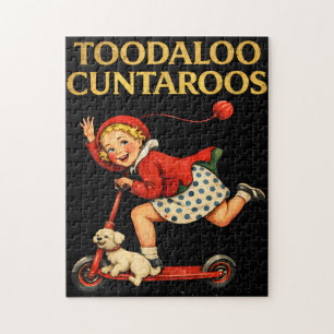 Totziens Cuntaroos Grappige Sarcastische Retro Hum Legpuzzel