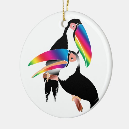 Tou Toucans Keramisch Ornament (Links)