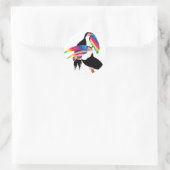 Tou Toucans Ronde Sticker (Tas)