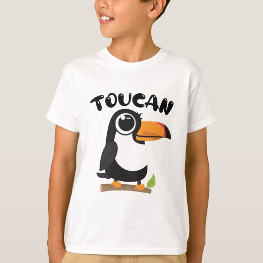 Toucaanse vogel. t-shirt (Voorkant)