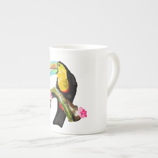 Toucan 1 porselein kop (Voorkant rechts)