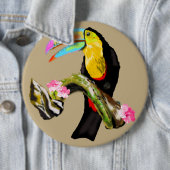 Toucan 3 ronde button 6,0 cm (In situ)