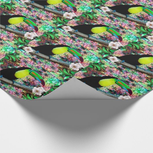 Toucan 4 Wrapping Paper Cadeaupapier (Hoek)