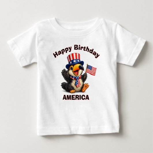 Toucan (4k) Patriottisch T-shirt voor kinderen (Voorkant)
