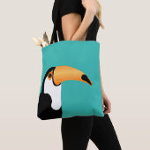 Toucan Allover-Tas Tote Bag (Dichtbij)