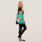 Toucan Allover-Tas Tote Bag (Op model)