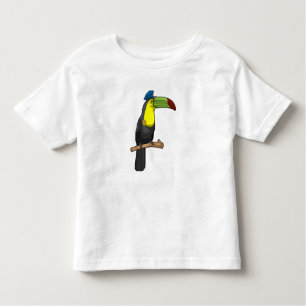 Toucan als politieagent kinder shirts