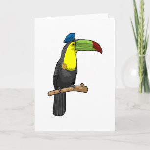Toucan als politieagent politie kaart