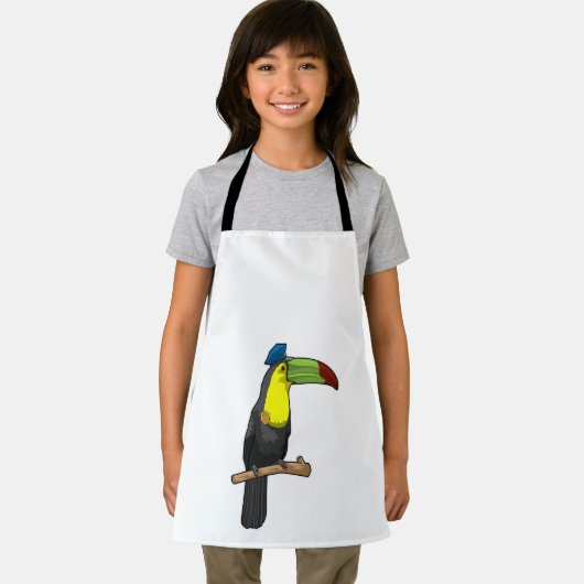 Toucan als politieagent schort (Insitu)