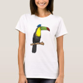 Toucan als politieagent t-shirt (Voorkant)