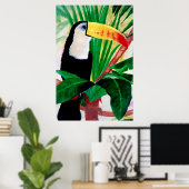 Toucan Amazon Oerwoud Exotic Wildlife Bird Poster (Thuiskantoor)
