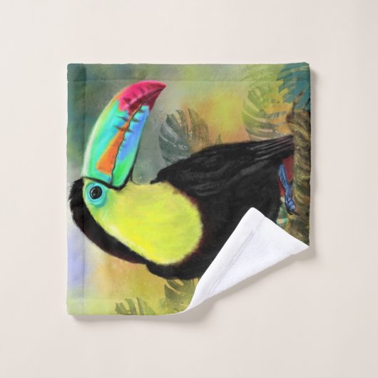 Toucan badhanddoekset bad handdoek (Wasdoekje)