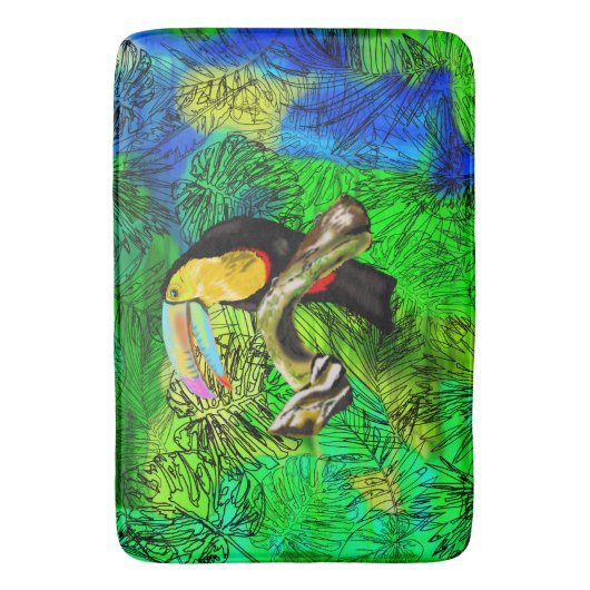 Toucan Badmat (Voorkant Verticaal)