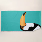 Toucan Beach Towel Strandlaken (Voorkant)