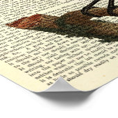 Toucan Beearing a Pet, Trilby, de Illustratie van  Poster (Hoek)