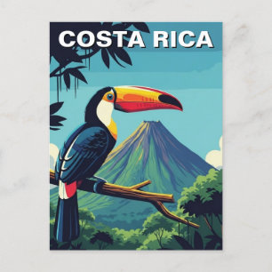 Toucan bij Arenal Vulkaan Costa Rica Reizen Briefkaart