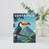 Toucan bij Arenal Vulkaan Costa Rica Reizen Briefkaart (Staand voorkant)