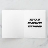 TOUCAN BIRD BIRTHDAY GROTE KAART (Binnen)