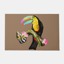Toucan Bird Doormat - Uw kleuren Deurmat