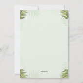 Toucan Bird Invitation Kaart (Achterkant)