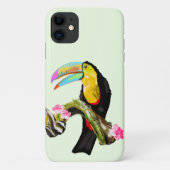 Toucan Bird iPhone Case - Aangepaste kleuren (Achterkant)