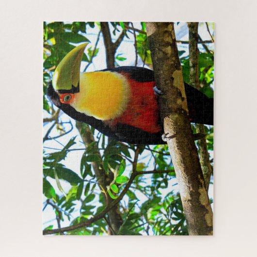 Toucan Bird Jigzaag Puzzle Legpuzzel (Verticaal)