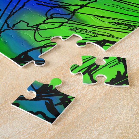 Toucan Bird Jigzaag Puzzle Toco Legpuzzel (Zijkant)