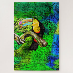 Toucan Bird Jigzaag Puzzle Toco Legpuzzel