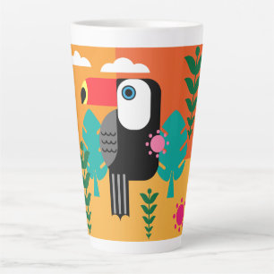 Toucan Bird Lovers Two-Tone Coffee Mok