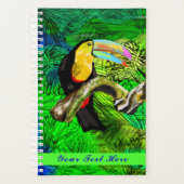 Toucan Bird Planner - Jouw tekst - Naam (Voorkant)