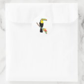 Toucan Bird Ronde Sticker (Tas)