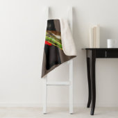 Toucan Bird Sherpa Blanket Toco Custom Colors Deken (In situ)