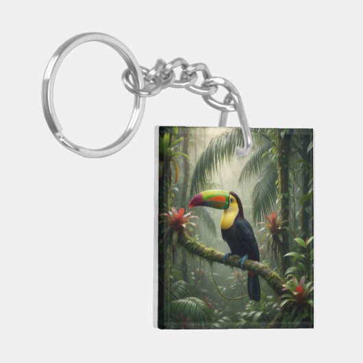 Toucan Bird Sleutelhanger (Voorkant Links)