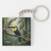Toucan Bird Sleutelhanger (Achterkant)