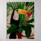 Toucan Bird South American Oerwoud Bird Art Poster (Voorkant)