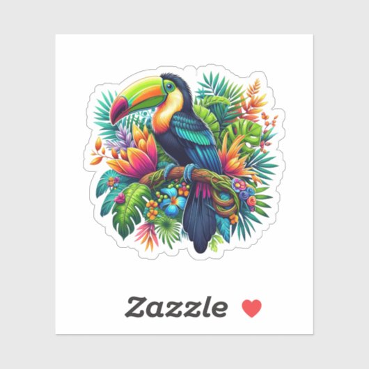 Toucan Bird Sticker (Vel)