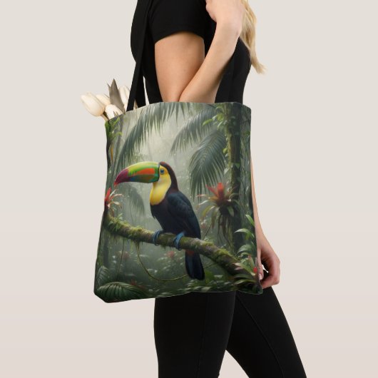 Toucan Bird Tote Bag (Dichtbij)