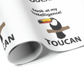 Toucan Bird Tropical Funny Cadeaupapier (Rol Hoek)